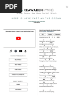 Here Is Love Vast As The Ocean Chords & Worship Resources - Reawaken Hymns