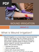 Wound Irrigation 21.