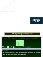 Lecture 10 ReKm Parametric Tests Z-Test T-Test