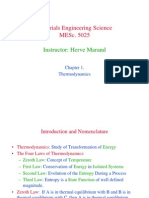 Materials Engineering Science Mesc. 5025: Instructor: Herve Marand