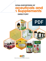 Malaysia Exporters of Pharmaceutical & Health Supplements Directory