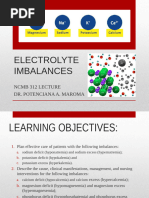 Electrolyte Imbalances