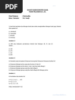 Soal Sumatif Akhir Semester Ganjil Matematika Kelas 7