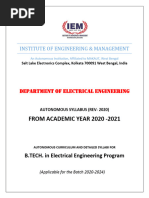 2020 Batch - EE - Autonomy Syllabus