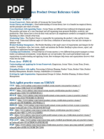 Advance Product Owner Quick Reference Guide