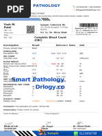 CBC Test Report Format Example Sample Template Drlogy Lab Report