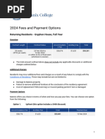 2024 Fees and Payment Options Gryphon House Returning Residents