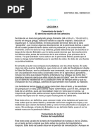 Comentarios de Texto Historia Del Derecho