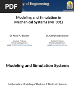 Lecture-7 Modelling of Electrical Electronic Electromechanical Systems