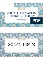 Science and Art in The 18TH Century