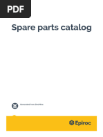 Spare Parts Catalog: Generated From Docmine