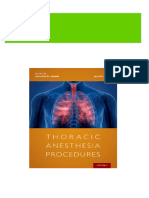 Thoracic Anesthesia Procedures Alan Kaye Ebook All Chapters PDF