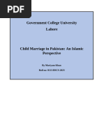 Child Marriage