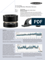 Predictive Maintenance Using Wireless Vibration Sensors: Vibration Monitoring of A Main Air Handler