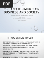 Corporate Social Responsibility 