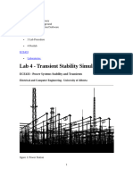 Transient Stability Simulation