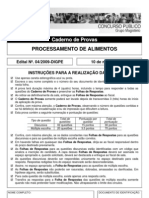 Professor - Processamento de Alimentos