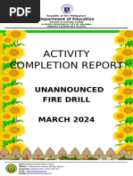 March 2024-Hinukay-Es-Acr - Unannounced Fire Drill