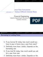 1 - Interest Rates and Interest Rate Instruments Part I