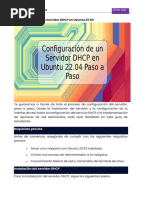 Instalar DHCP en Ubuntu Server