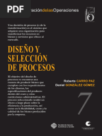 Diseño y Seleccion de Procesos