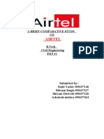 Project Report On Airtel