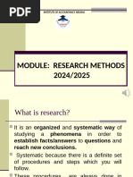 Iaa Research Methods 1