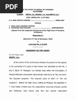 RF Real Estate Limited Vs Cocacola Kwanza Limited Another (Civil Appeal No11 of 2021) 2022 TZCA 163 (31 March 2022)