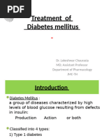 Diabetes Mellitus Treatment