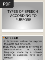 S Types of Speeches Accdg To Purpose 1