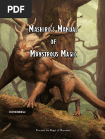 Mashiro's Manual of Monstrous Magic - GM Binder