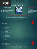 Autonomous Staircase Lighting: Instructor