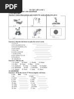 ÔN TẬP LỚP 5 UNIT 1