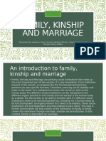 Presentation On Family, Kinship and Marriage