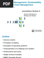 Service Operations and Queueing - Module D