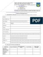 Application Form For Lsmu