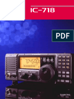 IC-718 Spec Leaflet