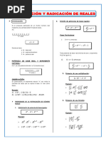 Potenciación y Radicación de Números Reales
