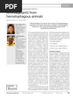 Anticoagulants From Hematophagous Animals