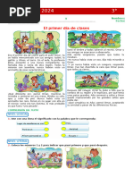 1 - El Primer Día de Clases