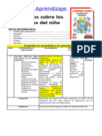 5º Grado Dia 3 Com. Escribimos Sobre Los Derechos Del Niño