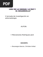 Quinta Jornada de Investigacion Es Estomatologia DR Boca Negra