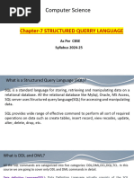 SQL Class 12 PPT Study