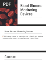 EXPERIMENT 9.5 Blood Glucose Monitoring Devices