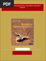 Biological Thermodynamics 1st Edition Donald T. Haynie 2024 Scribd Download