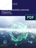 Imperial - Sustainability Leadership Programme - Brochure