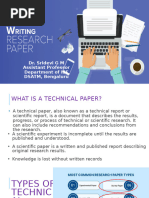 Technical Paper Writing