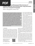 Resolving The Three-Dimensional Microstructure of Polymer Electrolyte Fuel Cell Electrodes Using Nanometer-Scale X-Ray Computed Tomography