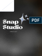 Snap Studio Pricelist