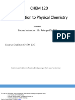 Chem 120 - Notes - Sept-Dec - 2024 - Topic 4 - Chemical Kinetics